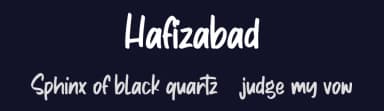Hafizabad by Vunira Design — Script Handwritten Font — thumbnail 2