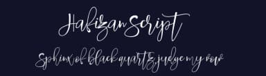 Hafizan Script by Halim Antoni — Script Handwritten Font — thumbnail 2