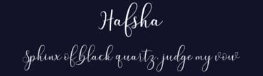 Hafsha by Symphony Studio — Script Handwritten Font — thumbnail 2