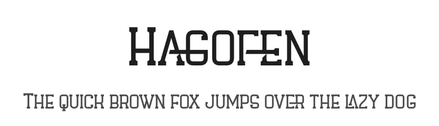 Hagofen by Letterena Studios — Serif Font