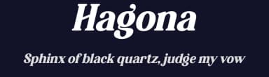 Hagona by Letterena Studios — Serif Font — thumbnail 2