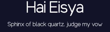 Hai Eisya by PutraCetol Studio — Sans Serif Font — thumbnail 2