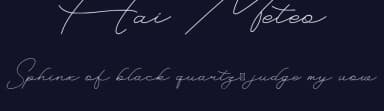 Hai Meteo by NihStudio — Script Handwritten Font — thumbnail 2
