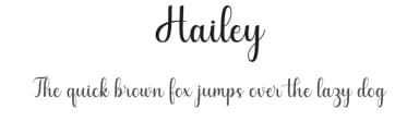 Hailey by Fadlilah Studio — Script Handwritten Font — thumbnail 1