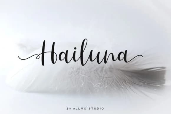 Hailuna Font by AllmoStudio — Script Handwritten Font