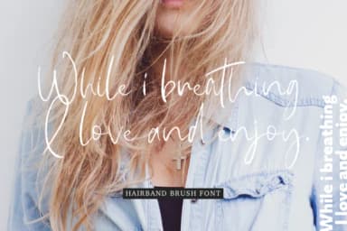Hairband Font by Pasha Larin — Script Handwritten Font — thumbnail 2