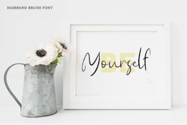 Hairband Font by Pasha Larin — Script Handwritten Font — thumbnail 4