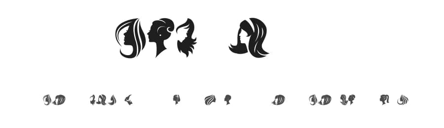 Haircut by Vladimir Nikolic — Dingbats Font