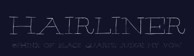 Hairliner by Skyhaven Fonts — Script Handwritten Font — thumbnail 2