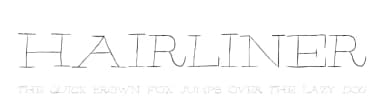 Hairliner by Skyhaven Fonts — Script Handwritten Font — thumbnail 1