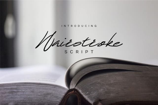 Hairstroke Font by Marcelo Inez — Script Handwritten Font
