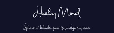 Haisley Mind by Wellscript Studio — Script Handwritten Font — thumbnail 2