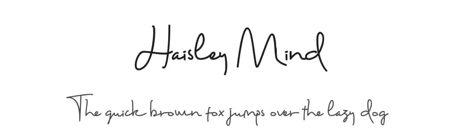 Haisley Mind by Wellscript Studio — Script Handwritten Font