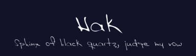 Hak — Script Handwritten Font — thumbnail 2