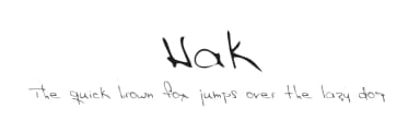 Hak — Script Handwritten Font — thumbnail 1
