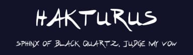Hakturus by Iconian Fonts — Script Handwritten Font — thumbnail 2