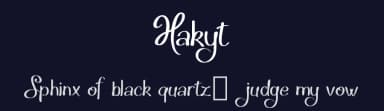 Hakyt by Digital Typeface Studio — Script Handwritten Font — thumbnail 2
