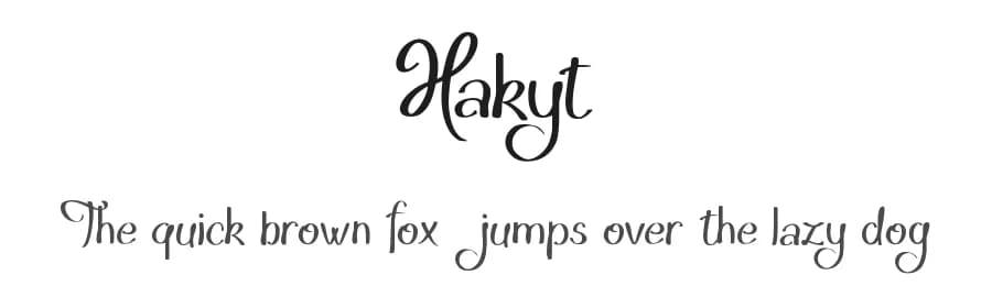 Hakyt by Digital Typeface Studio — Script Handwritten Font