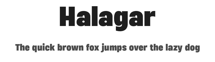 Halagar by Letteralle Studios — Sans Serif Font