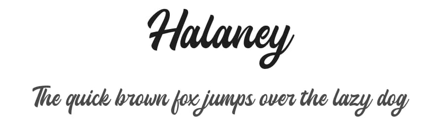 Halaney by Haehae Design — Script Handwritten Font
