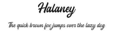 Halaney by Haehae Design — Script Handwritten Font — thumbnail 1