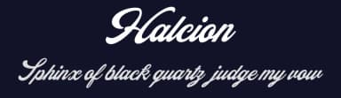 Halcion by Billy Argel Fonts ® — Script Handwritten Font — thumbnail 2
