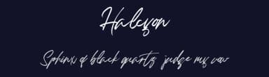 Halcyon by InspiraType — Script Handwritten Font — thumbnail 2