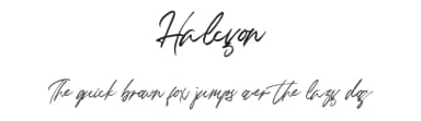 Halcyon by InspiraType — Script Handwritten Font — thumbnail 1