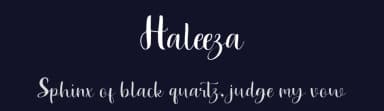 Haleeza by Enxyclo Studio — Script Handwritten Font — thumbnail 2
