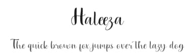 Haleeza by Enxyclo Studio — Script Handwritten Font — thumbnail 1