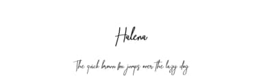 Halena by erik5541 — Script Handwritten Font — thumbnail 1