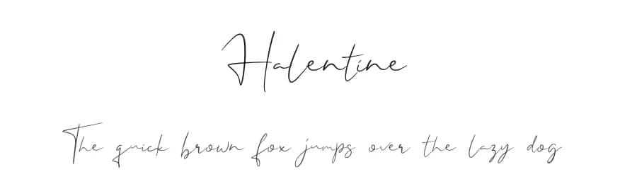 Halentine by Nirmana Visual — Script Handwritten Font