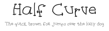 Half Curve by Tatiana Rodríguez — Script Handwritten Font — thumbnail 1