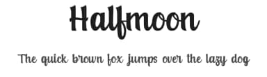 Halfmoon by Agus Rijwan Jaelani — Script Handwritten Font — thumbnail 1
