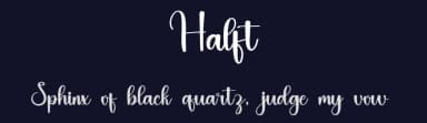 Halft by Inermedia Studio — Script Handwritten Font — thumbnail 2