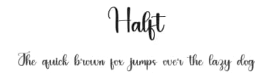 Halft by Inermedia Studio — Script Handwritten Font — thumbnail 1