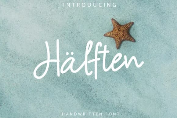 Halften Font by Studio_Art — Script Handwritten Font