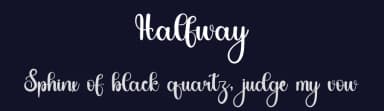 Halfway by PiPi Creative STUDIO — Script Handwritten Font — thumbnail 2