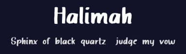 Halimah by Sulthanstudio — Script Handwritten Font — thumbnail 2