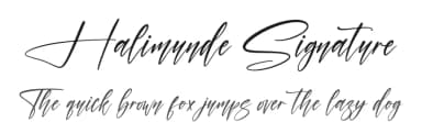 Halimunde Signature by Letterena Studios — Script Handwritten Font — thumbnail 1