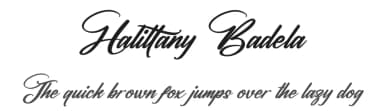 Halittany Badela by Perspectype Studio - Letterena.com — Script Handwritten Font — thumbnail 1