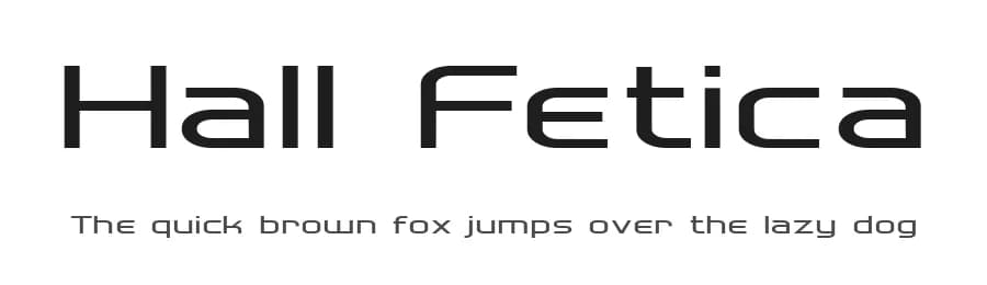 Hall Fetica by GemFonts / Typotheticals — Sans Serif Font