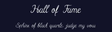 Hall of Fame by weknow — Script Handwritten Font — thumbnail 2