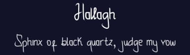 Hallagh by cheerdash co — Script Handwritten Font — thumbnail 2