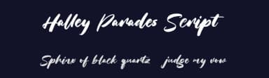 Halley Parades Script by Maulana Creative — Script Handwritten Font — thumbnail 2