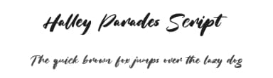Halley Parades Script by Maulana Creative — Script Handwritten Font — thumbnail 1