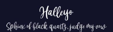 Halleyo by Din Studio — Script Handwritten Font — thumbnail 2