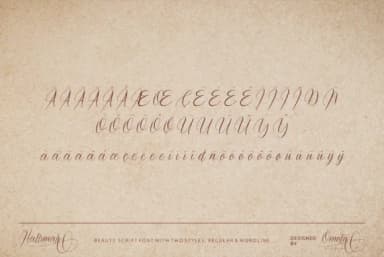 Hallimah Font by Omotu — Script Handwritten Font — thumbnail 8