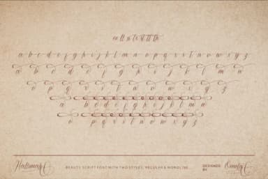 Hallimah Font by Omotu — Script Handwritten Font — thumbnail 9