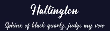 Hallington by Hendra Pratama — Script Handwritten Font — thumbnail 2